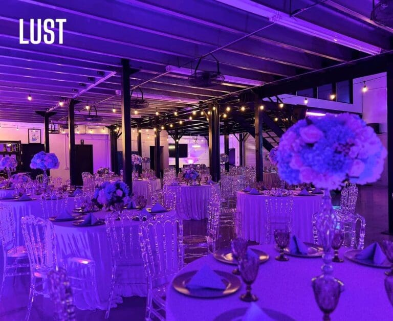 LUST venue that can accommodate up to 300 guests.