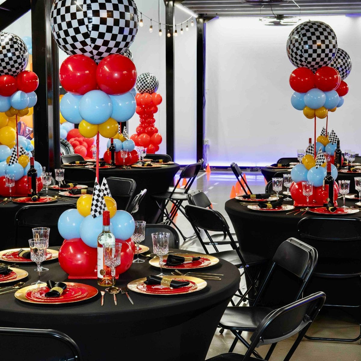 Private kids birthday party venue in Anaheim with table seating